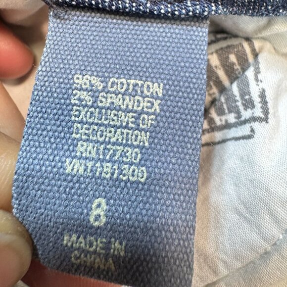 Vintage Converse One Star Womens Straight Jeans Size 8 Blue Denim Casual Y2K - Picture 3 of 13